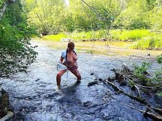 Hot forest fairy stepmom and stepson outdoor taboo sex